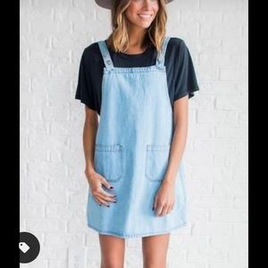 Roolee Denim Jumper Dress
